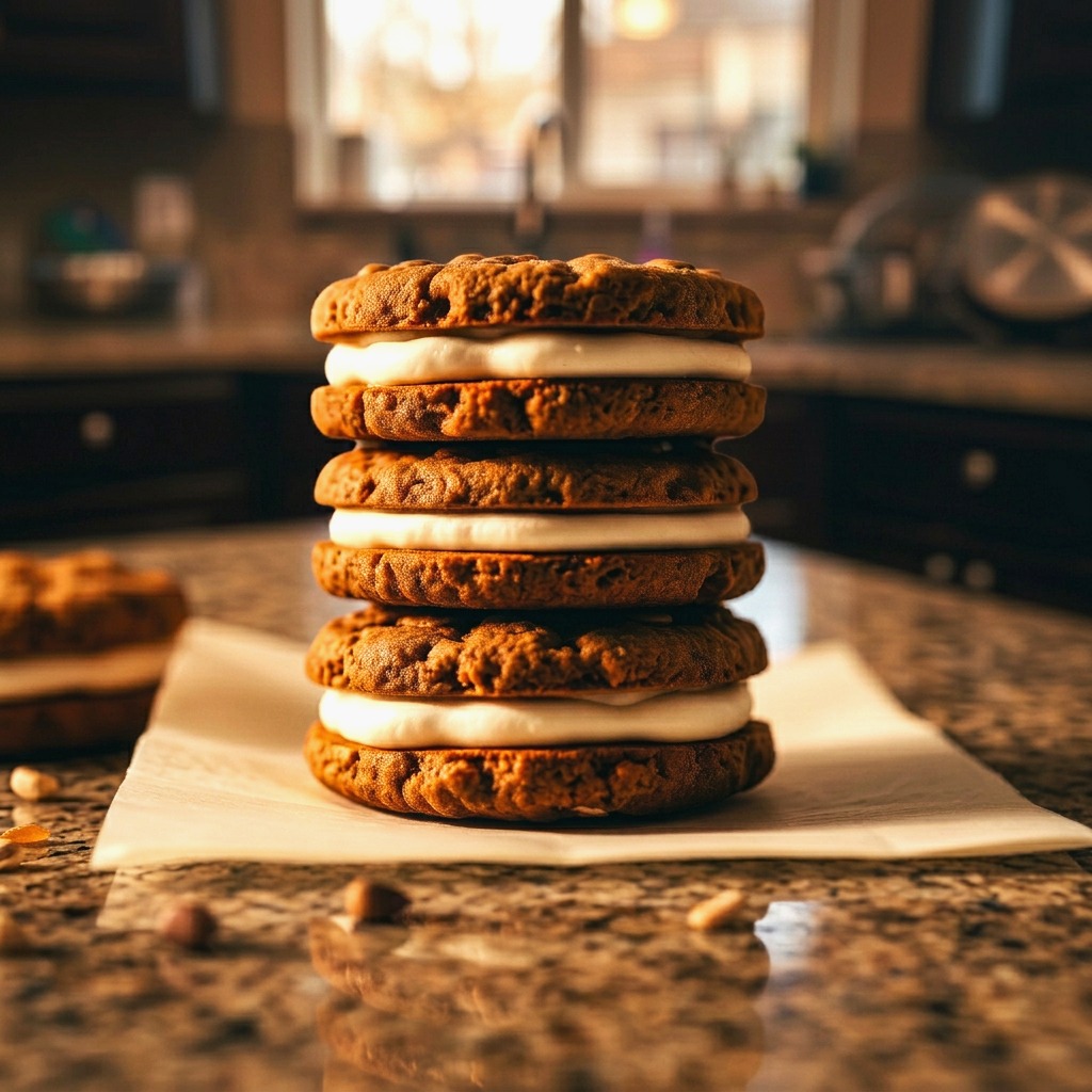 Brown Butter Oatmeal Cream Pie